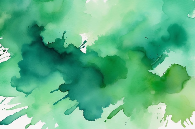 fundo de aquarela verde