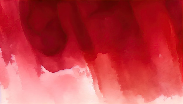 Fundo de aquarela vermelha vibrante com texturas carmesí e castanho perfeito para pintura de papel de parede