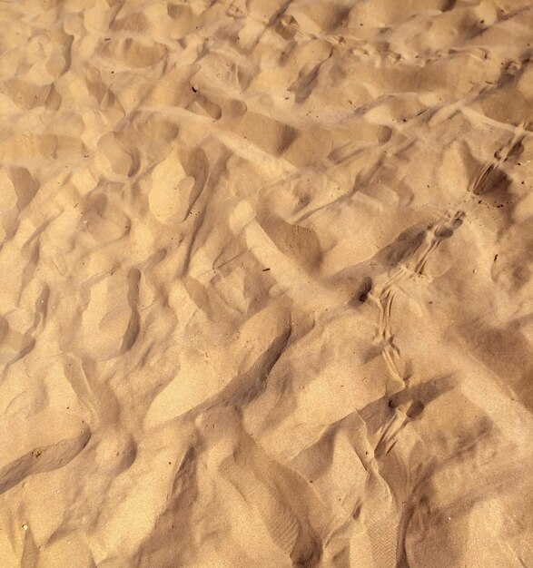 Fundo de areia na praia