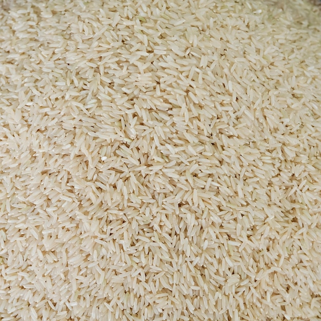 Fundo de arroz branco cru