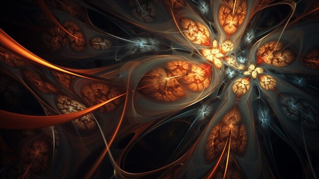 Foto fundo de arte fractal