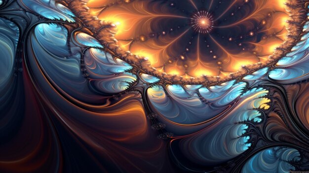 Fundo de Arte Fractal