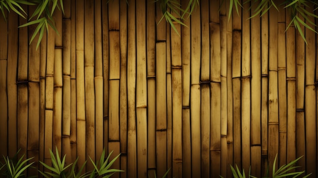 Foto fundo de bambu