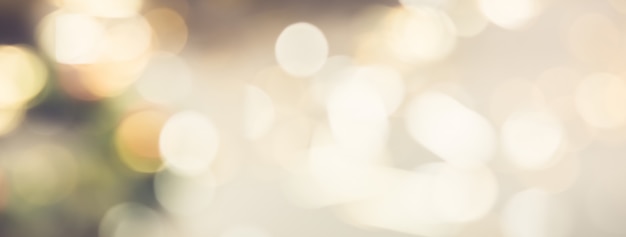 Fundo de banner abstrato bokeh dourado brilhante