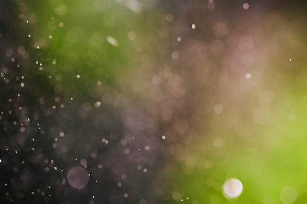 Fundo de banner de bokeh natural cinza verde desfocado abstrato