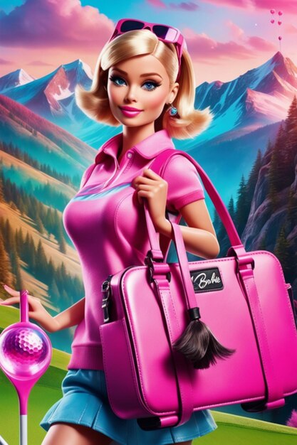 Foto fundo de barbie