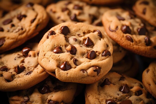 Fundo de biscoitos de chocolate