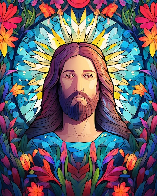 fundo de boa sexta-feira com jesus cristo