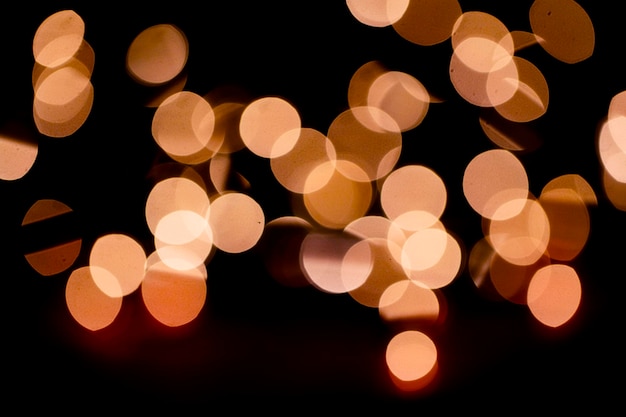 Foto fundo de bokeh abstrato dourado festivo e fundo de celebração