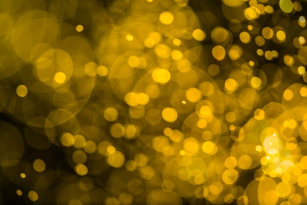 Fundo de bokeh abstrato luzes douradas