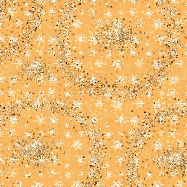 Fundo de brilho de padrão sem emenda de papel digital