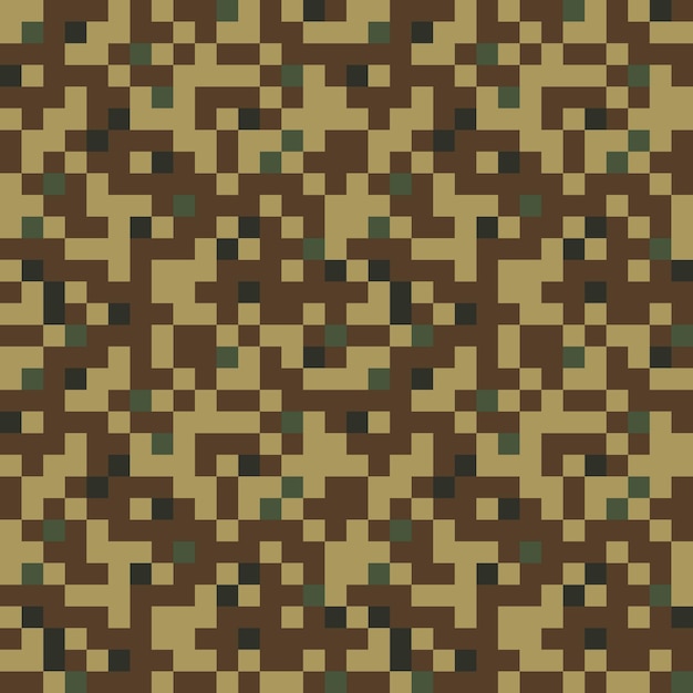 Fundo de camuflagem digital de padrão sem costura