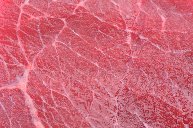 Foto fundo de carne de bife de textura