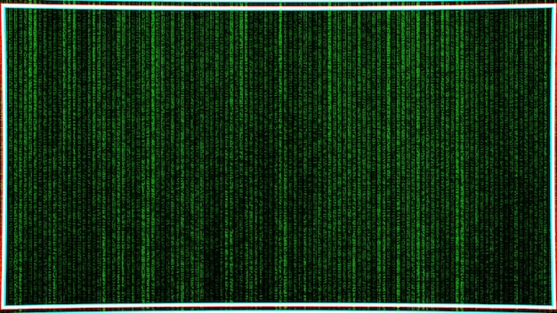 Foto fundo de cartão postal de matriz de computador