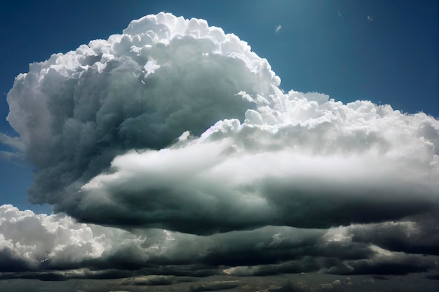 Foto fundo de céu azul e nuvens