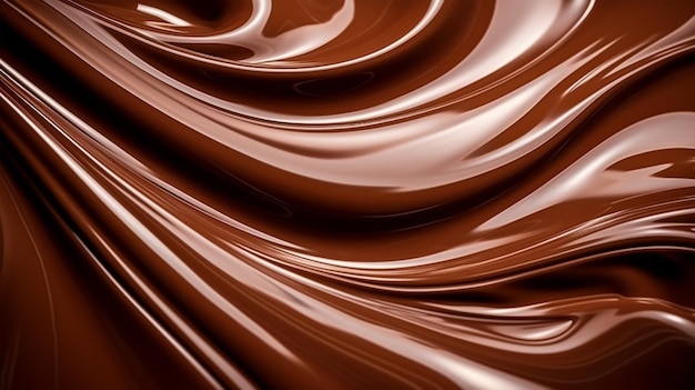 fundo de chocolate ondulado abstrato