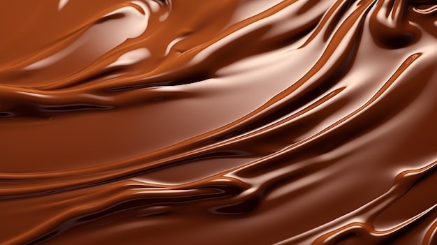 fundo de chocolate ondulado abstrato