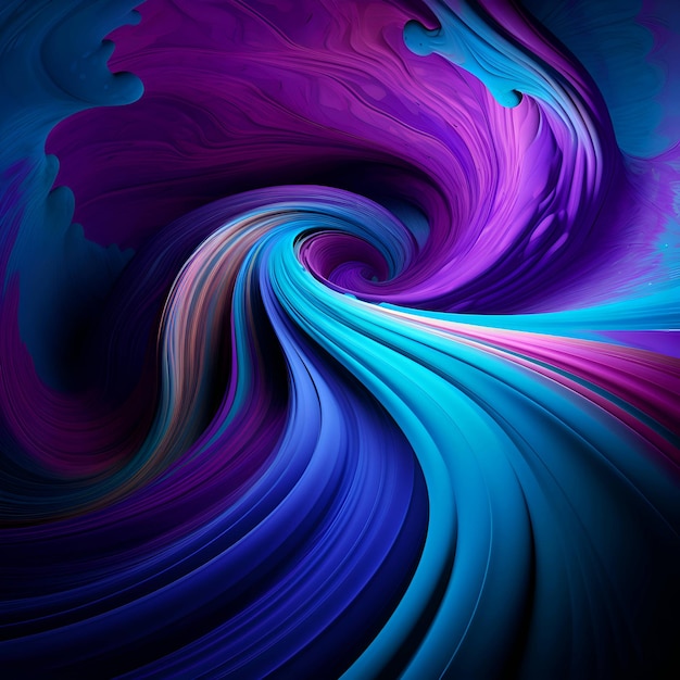 Fundo de coloração abstrata do gradiente com efeitos visuais de wavetwirl e iluminação