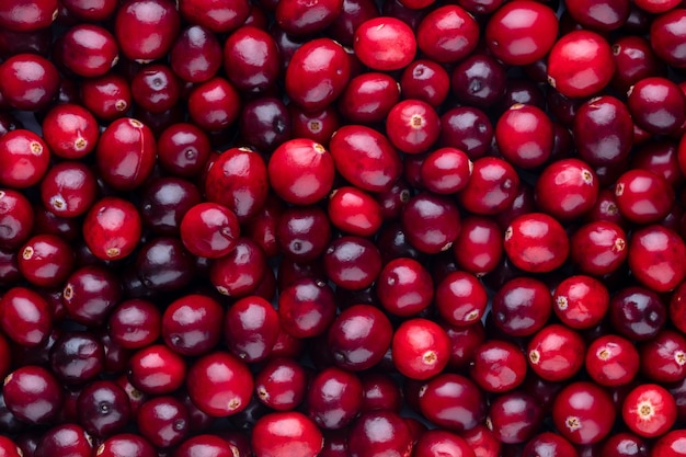 Fundo de comida de fundo bio de cranberry