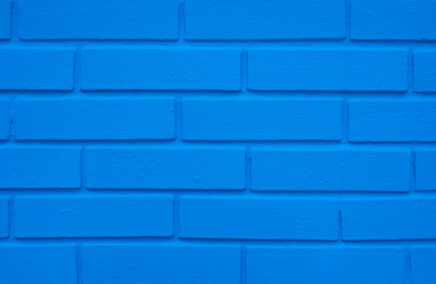 fundo de construção de parede de tijolos azul índigo
