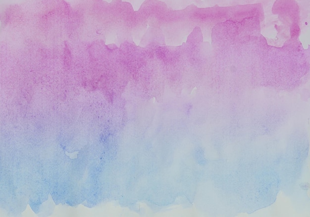 fundo de cor de foto abstrata de aquarela gradiente azul roxo branco