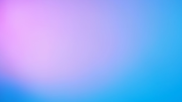 Fundo de cor roxa cblue e pink pastel. fundo gradiente borrado abstrato. modelo de banner.