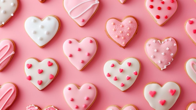 fundo de coração de valentine com corações doces