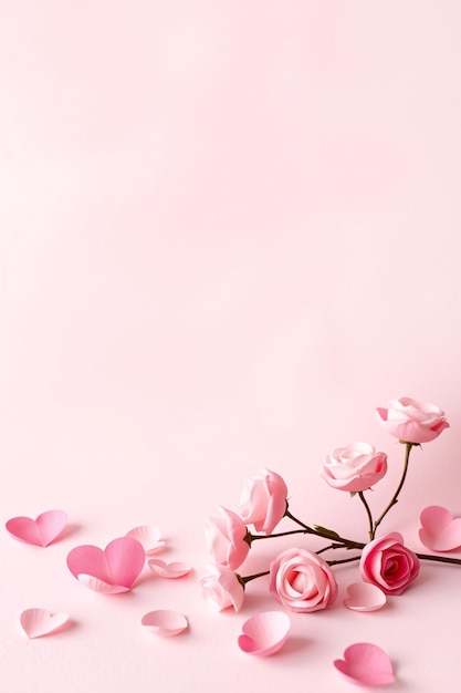 fundo de corações cor-de-rosa para o seu texto