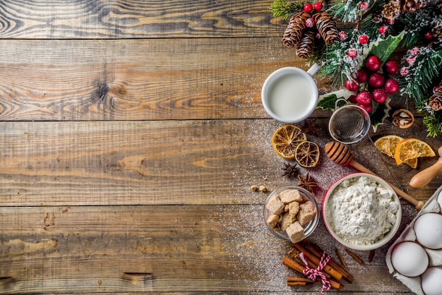 Fundo de cozimento de Natal