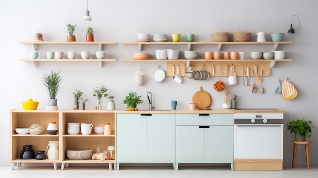 Fundo de cozinha de alimentos em casa