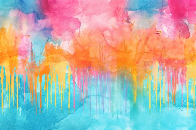 Fundo de design artístico pintado à mão de cores expressivas abstratas gera ai