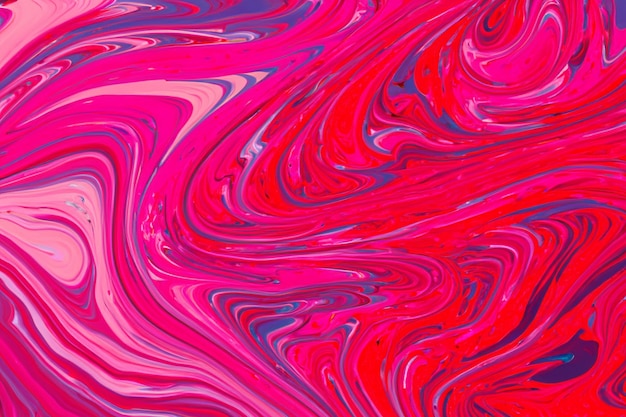 Fundo de design de textura de mármore líquido rosa e azul magenta