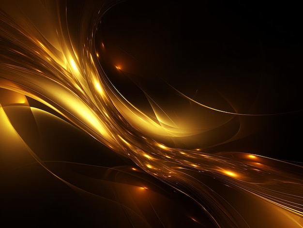 fundo de efeito abstrato dourado para desktop e papel de parede