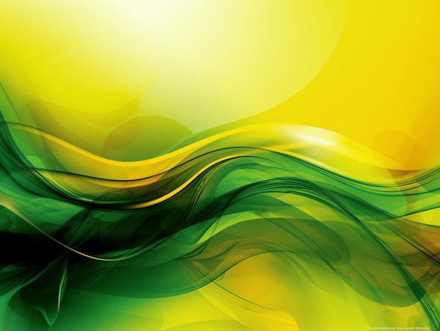 Foto fundo de efeito abstrato verde e amarelo para desktop e papel de parede