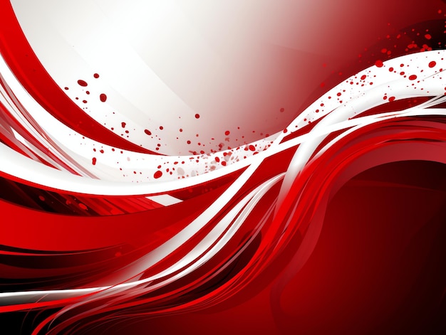 fundo de efeito abstrato vermelho e branco para papel de parede de desktop