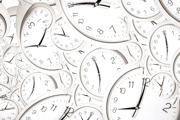 Fundo de efeito Droste com espiral de relógio infinita Design abstrato para conceitos relacionados ao tempo