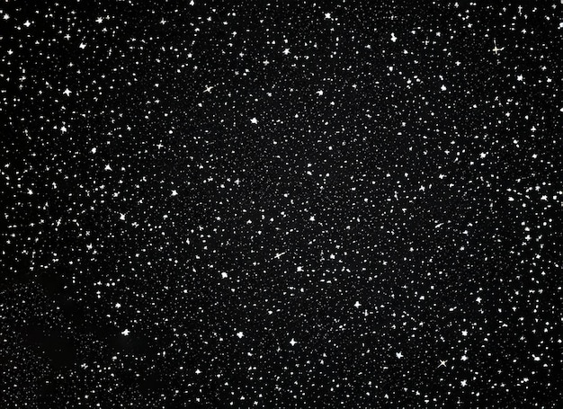 Fundo de espaço preto com estrelas