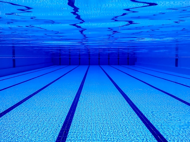Fundo de esporte subaquático de piscina