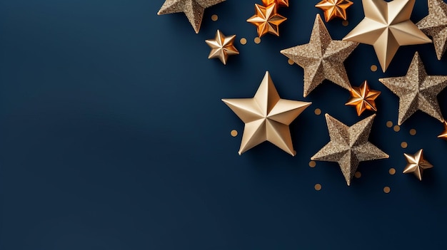 fundo de estrela de natal fundo de natal em estilo realista IA generativa