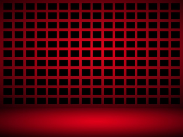 Fundo de estúdio simples gradiente vermelho e branco abstrato