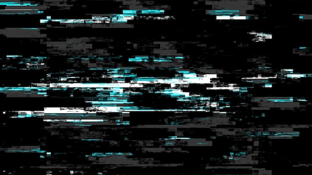 Fundo de falha digital Efeito de ruído abstrato Erro de tela de computador Vírus de computador renderização em 3D