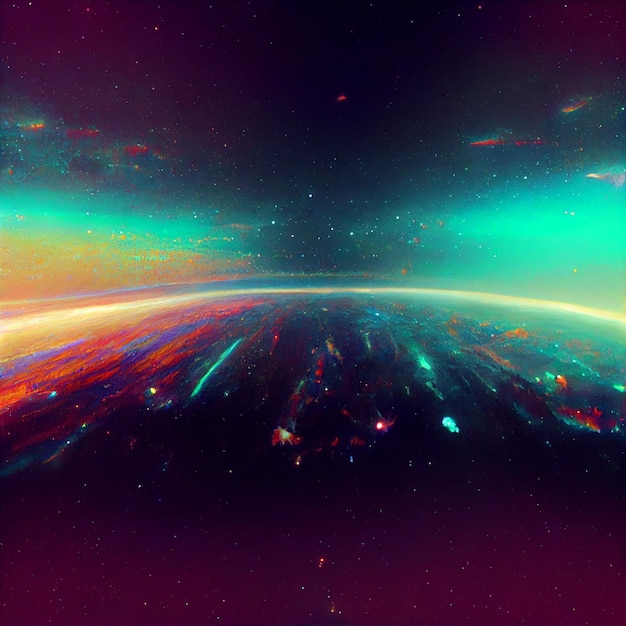 Fundo de falha universo abstrato com falha papel de parede de vídeo 4k