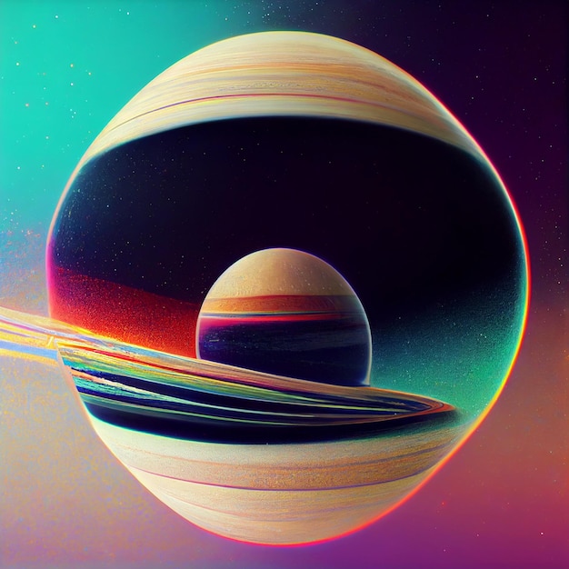 Fundo de falha universo abstrato com falha papel de parede de vídeo 4k