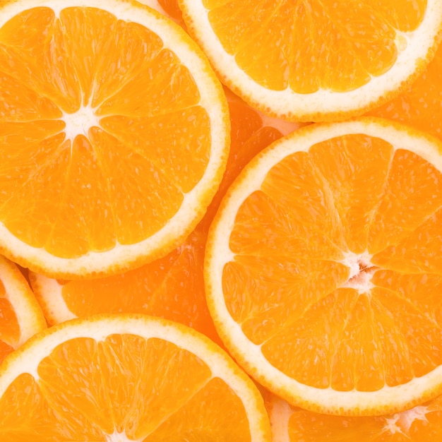 Fundo de fatias de laranja