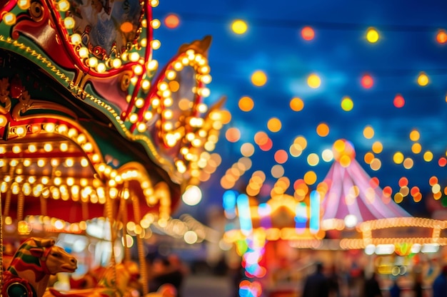 Fundo de feira de diversão