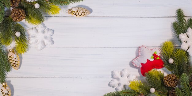 Fundo de férias de natal e ano novo.