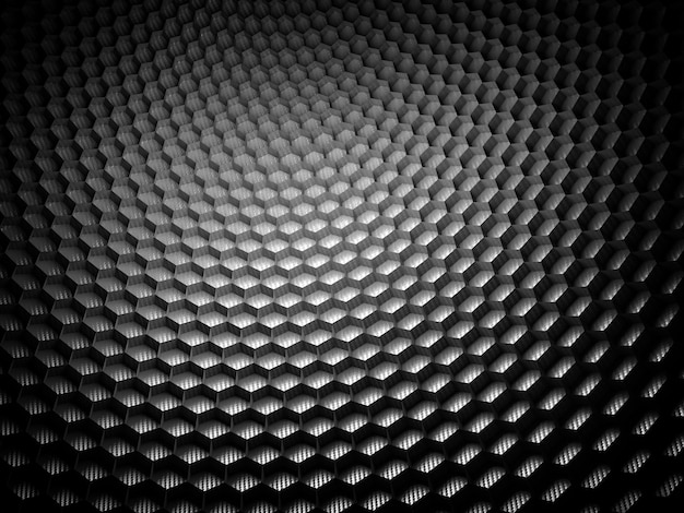 Fundo de fibra de carbono hexagonal