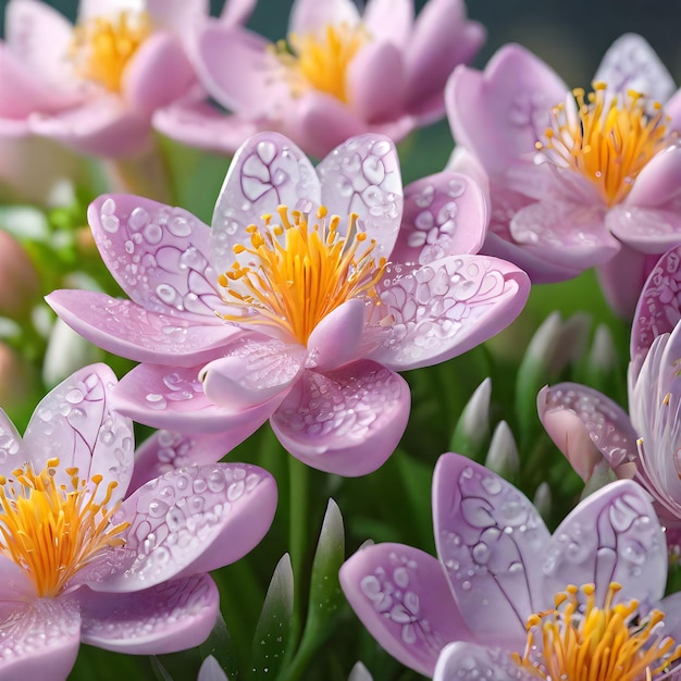 fundo de flores de primavera