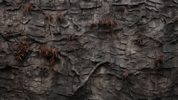 Fundo de floresta de textura exuberante