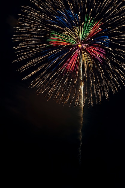 Fundo de fogo de artifício japonês